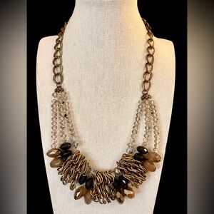Vintage Artisan Statement Necklace